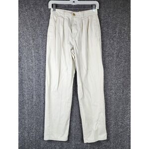 Polo Ralph Lauren Chino Pants Womens 14 Polo Chino Cream Pleated GOOD